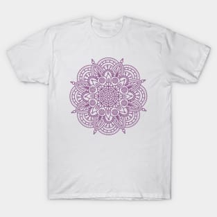 Purple Mandala Bloom T-Shirt